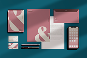 Stationery Set Or Smartphone Mockup, an Advertising Mockup by Hubzway (Thumbnail 2 of 2)