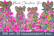 Floral Christmas Tree clipart, an Illustration by Designworld (Thumbnail 1 of 6)