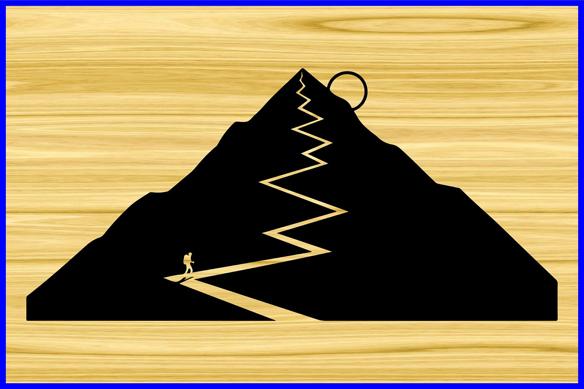 Mountain Path Puzzle Clipart Set, an Object Illustration by Gfx_Store (Photo 12 of 12)