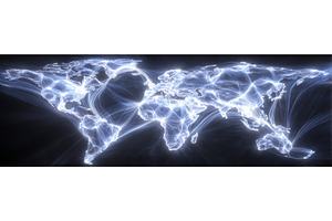 A visualization of the global, a Technology Photo by ZinetroN