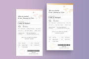 Wedding Boarding Pass Invitation Tem, an Invitation Template by BrandPacks (Thumbnail 3 of 5)