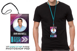 Press Pass / Credentials Template