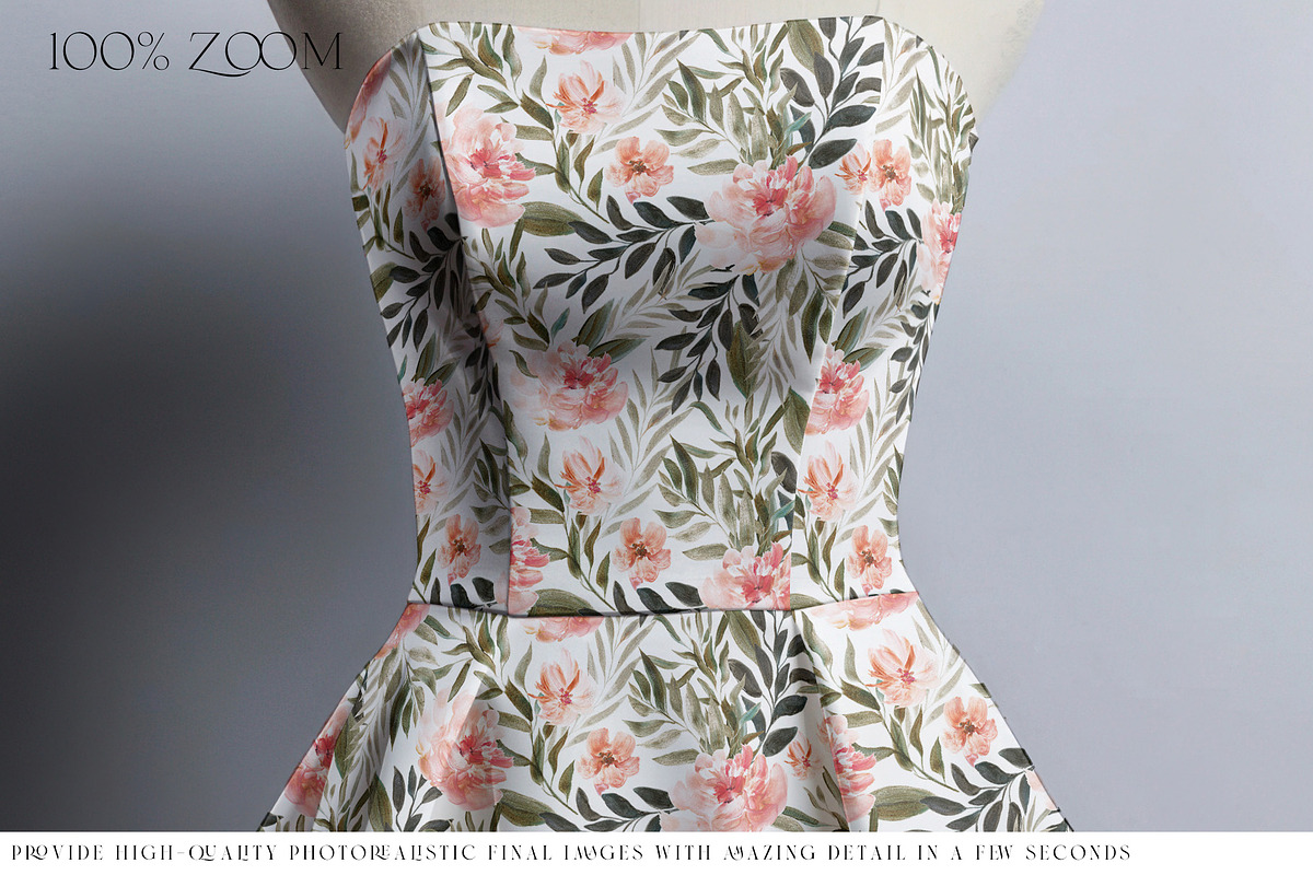 Women's Strapless Mini Dress Mockups, a Product Mockup by mock-ups (Photo 17 of 17)