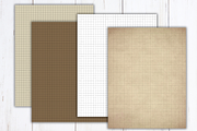 Vintage graph paper textures,, a Texture Illustration by Shabbypaperboutique (Thumbnail 2 of 6)