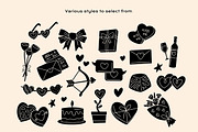 Be My Valentines Clipart Bundle, a Seasonal Illustration by ClayStudio (Thumbnail 4 of 7)