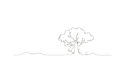 tree with a swing on a branch, an Object Graphic by lawoel (Thumbnail 3 of 3)