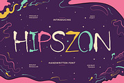 Hipszon Playful Font, a Handwritten Font by infernostudio3 (Thumbnail 1 of 11)