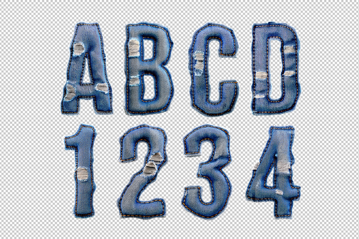 Denim Drip Font, a Sans Serif Font by Handmadefont (Photo 14 of 14)
