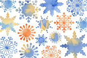 Christmas fantasy. Set snowflakes2, a Decorative Illustration by BrushArtDesigns (Thumbnail 4 of 9)