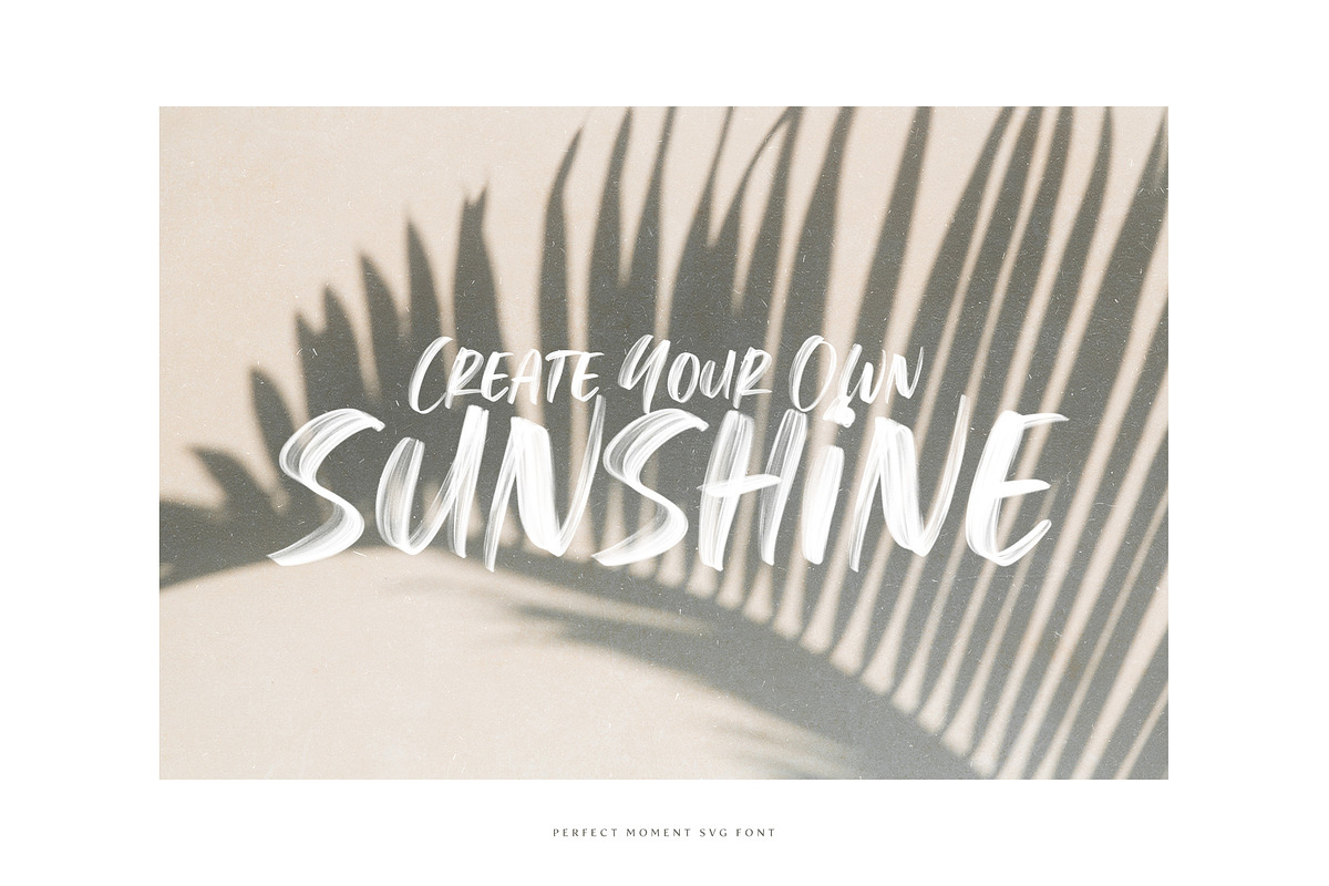 Perfect Moment SVG Font preview 8