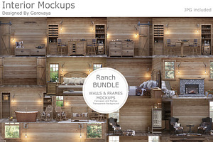 Interior Mockup Ranch Bundle