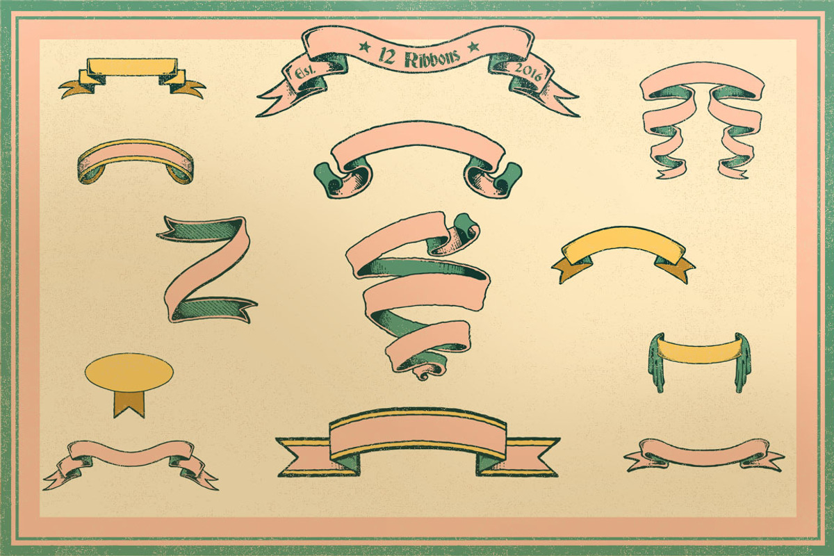 Retro Label/Insignia Vol.2, an Object Graphic by NStudio (Photo 6 of 6)