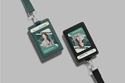 ID Card Mockup, an Advertising Mockup by Bangdastudio (Thumbnail 5 of 5)