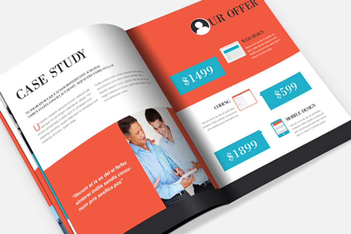Corporate Brochure Template, a Brochure Template by Templatepickup (Photo 2 of 5)