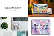 Watercolor Mountain Landscapes Set 5, a Decorative Illustration by Kat's Artful Creations (Thumbnail 9 of 10)