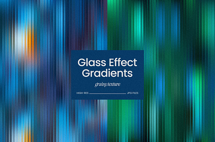 Glass Effect Grainy Gradients, a Background Graphic by May Motif