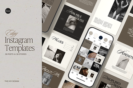 Edgy Instagram Templates | Canva