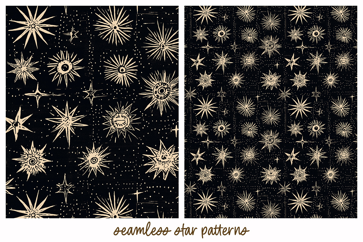 8 Seamless Star Patterns, a Pattern Graphic by DesignRocket (Photo 5 of 9)