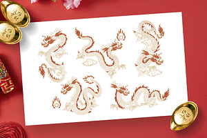 Chinese Dragon Illustration