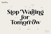 Kopitha - Modern Serif Font, a Serif Font by Ekahermawan (Thumbnail 8 of 12)