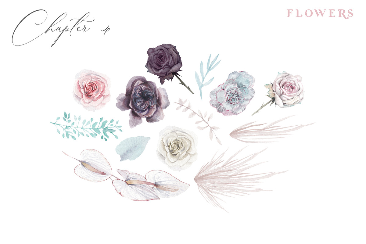 ON POINTE - Watercolor Ballet Set, an Object Illustration by Kaleriia (Photo 5 of 10)
