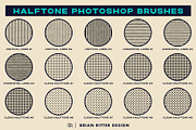 Halftone Photoshop Brushes, a Brush Add-On by Brian Ritter Design (Thumbnail 7 of 9)