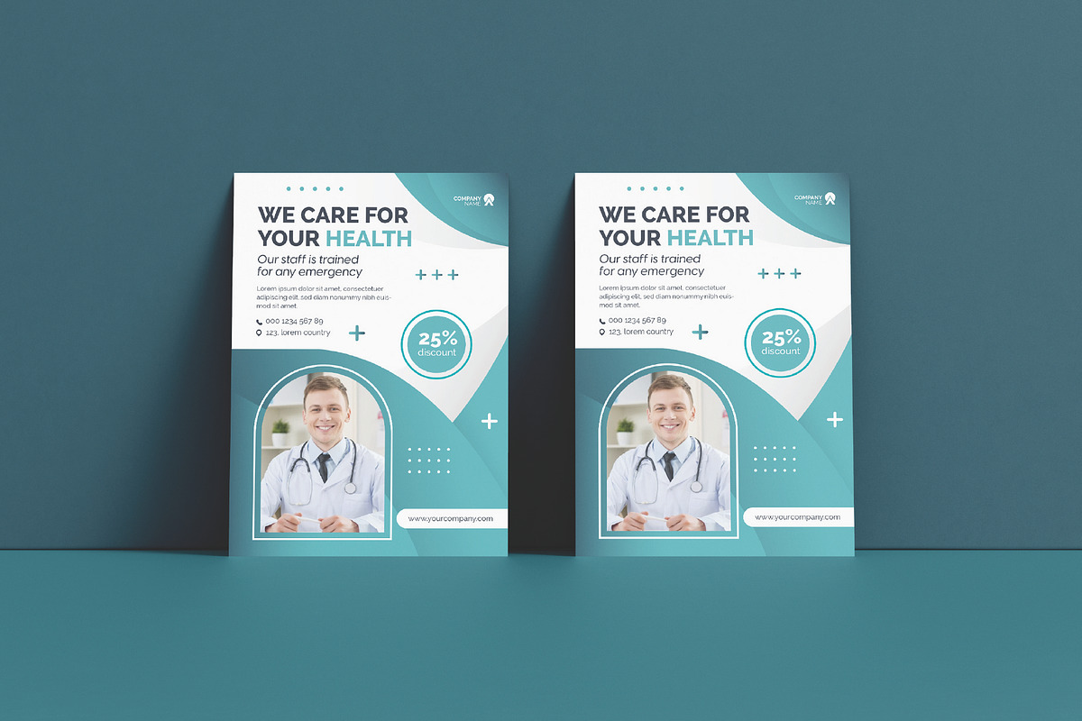 Sale health care flyer template, a Flyer Template by Workhu (Photo 2 of 4)