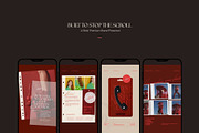 Red Editorial Instagram Template, a Social Media Template by And Done Studio (Thumbnail 8 of 8)