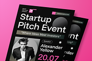 Startup Pitch Event Flyer Set, a Flyer Template by Annora Studio (Thumbnail 4 of 6)