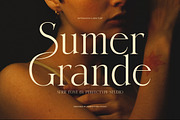 Sumer Grande Elegant Serif Font, a Serif Font by Perfectype (Thumbnail 1 of 8)