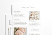 Minimalist Newborn Photography Guide, a Marketing Template by Sweet Little Muse (Thumbnail 8 of 8)