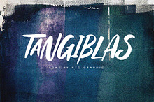 TANGIBLAS Handwritten Brush Font