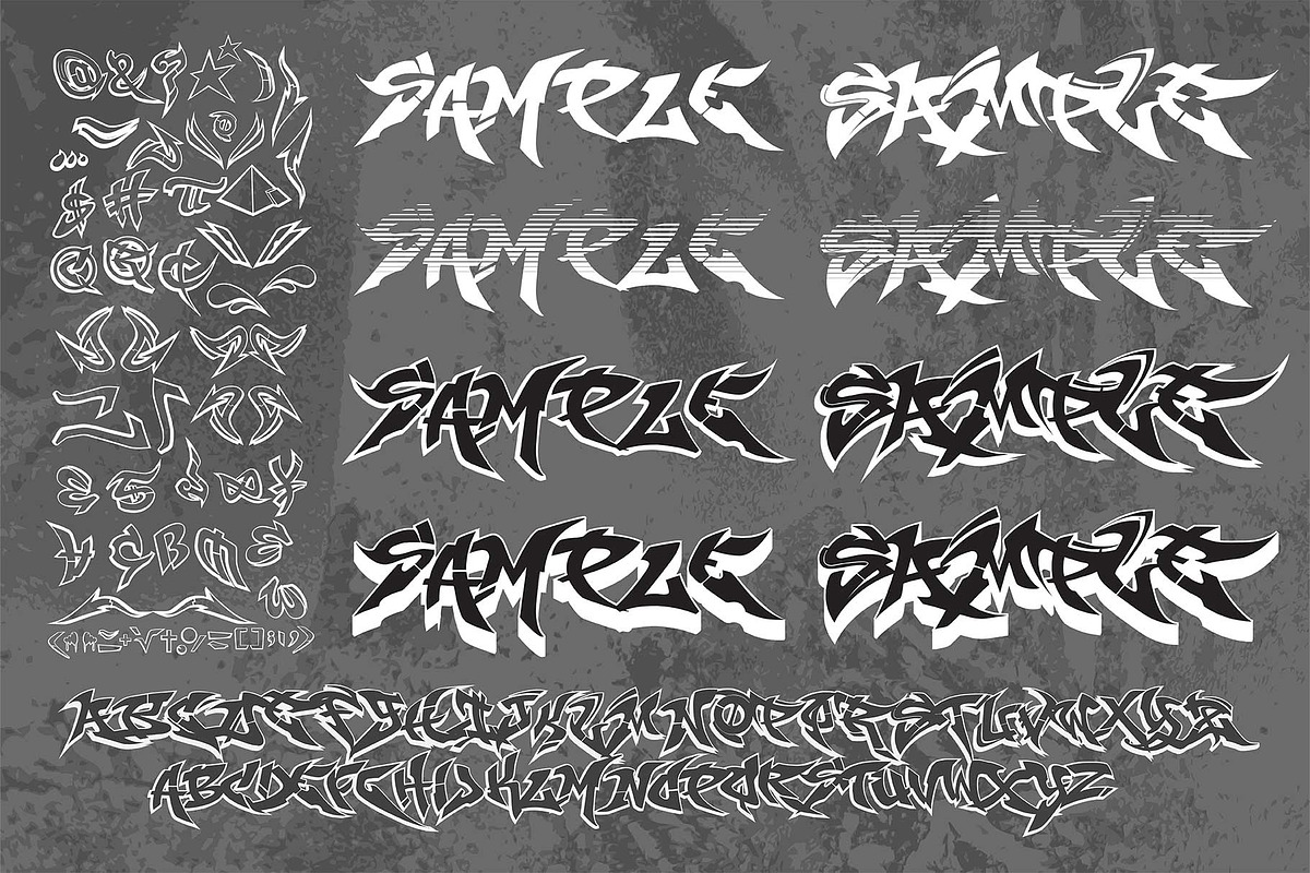 Graffiti Fonts | RaseOne, a Font by Graffiti Fonts® (Photo 4 of 4)