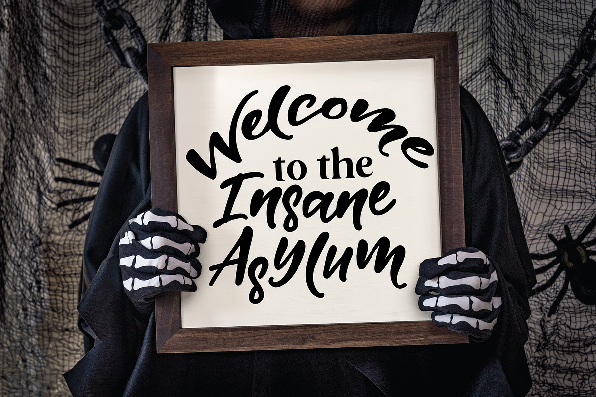Halloween Door Signs SVG Bundle, an Illustration by OldMarket Designs (Photo 9 of 10)