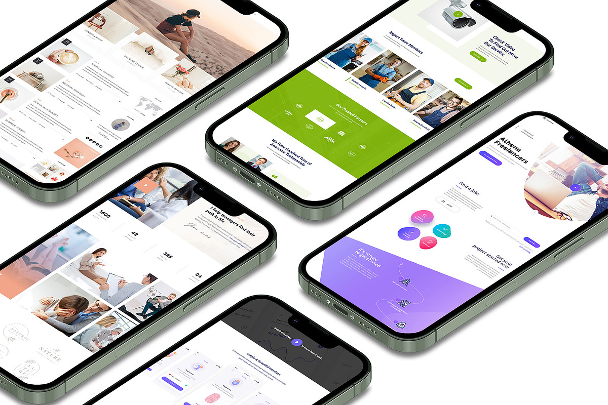 ALL 3D iPHONE MOCK-UP BUNDLE VOL-9, an iPhone Mockup by Graphicsworld125 (Photo 1 of 19)