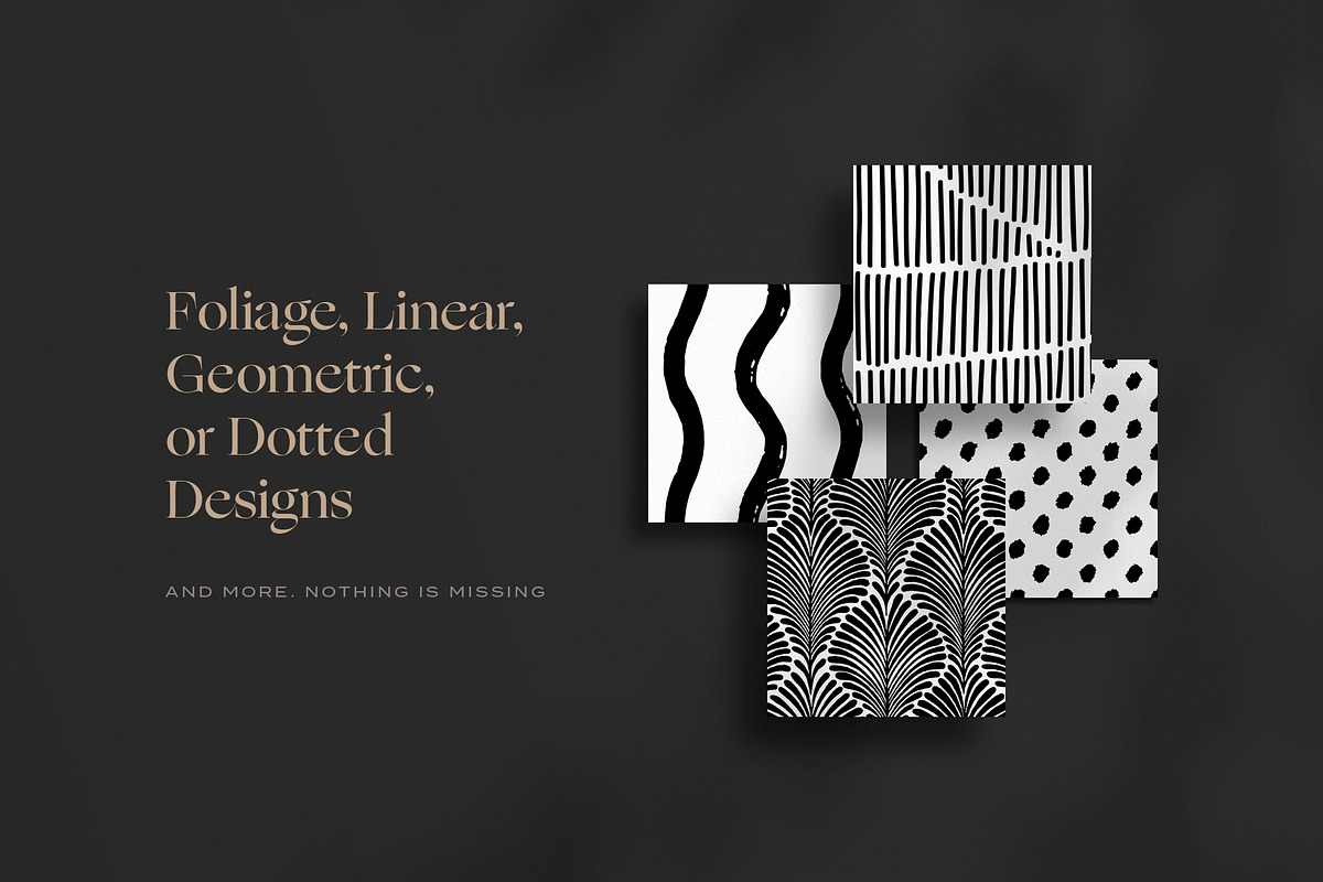 120 Hand-Drawn Organic Patterns, a Pattern Graphic by Rienne Studio (Photo 5 of 25)