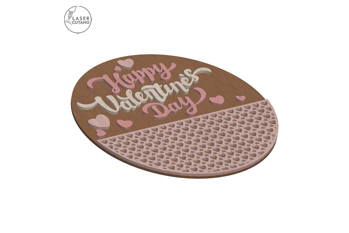 Valentine's Day SET Wall Decoration, a Templates & Theme by LaserCutano (Photo 9 of 10)