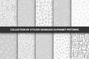 Seamless alphabet font patterns, a Pattern Graphic by ExpressShop (Thumbnail 1 of 6)