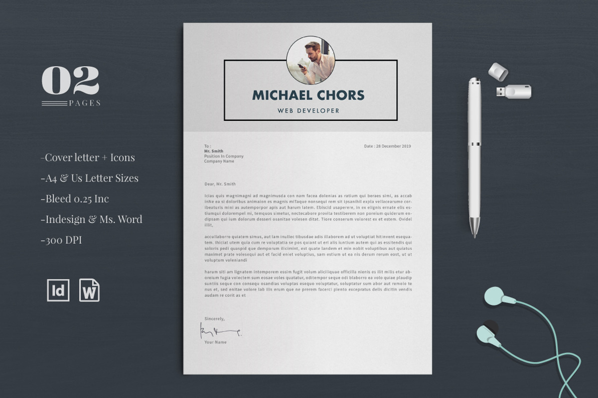Resume/CV, a Resume Template by Atakana (Photo 2 of 6)