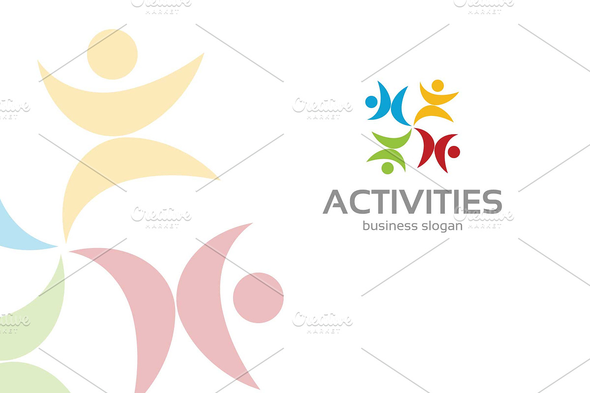 Fitness Human Logo Template, a Branding & Logo Template by Assaldesigns (Photo 2 of 5)