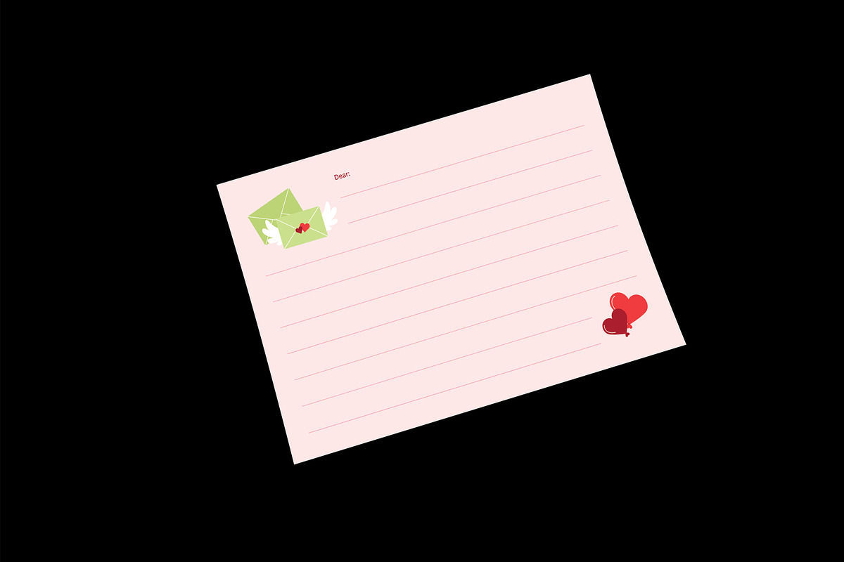 Valentine Greeting Card, a Card Template by Neermana (Photo 3 of 4)