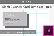 [Blank] Business Card Template 8-up, a Business Card Template by BootstrapCreative (Thumbnail 1 of 3)