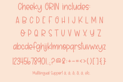 Cheeky Grin, Cute Handwritten Font, a Sans Serif Font by Designing Digitals (Thumbnail 2 of 9)