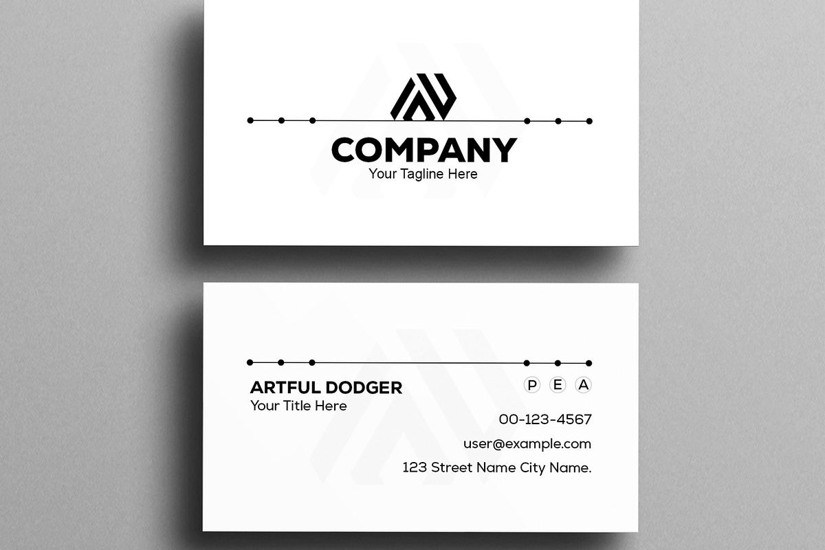 Clean Business Card, a Business Card Template by MightyDesign (Photo 3 of 6)