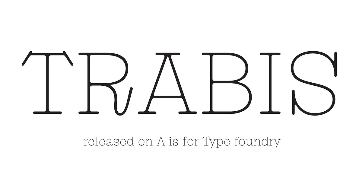 Trabis, a Serif Font by A is for... (Photo 4 of 5)