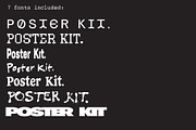 POSTER FONT KIT, a Sans Serif Font by Tropical Type (Thumbnail 2 of 14)