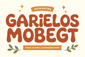 Garielos Mobegt Fun Playful Font
