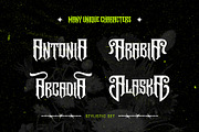 Underock - Blackletter Style, a Blackletter Font by Arterfak Project (Thumbnail 8 of 11)