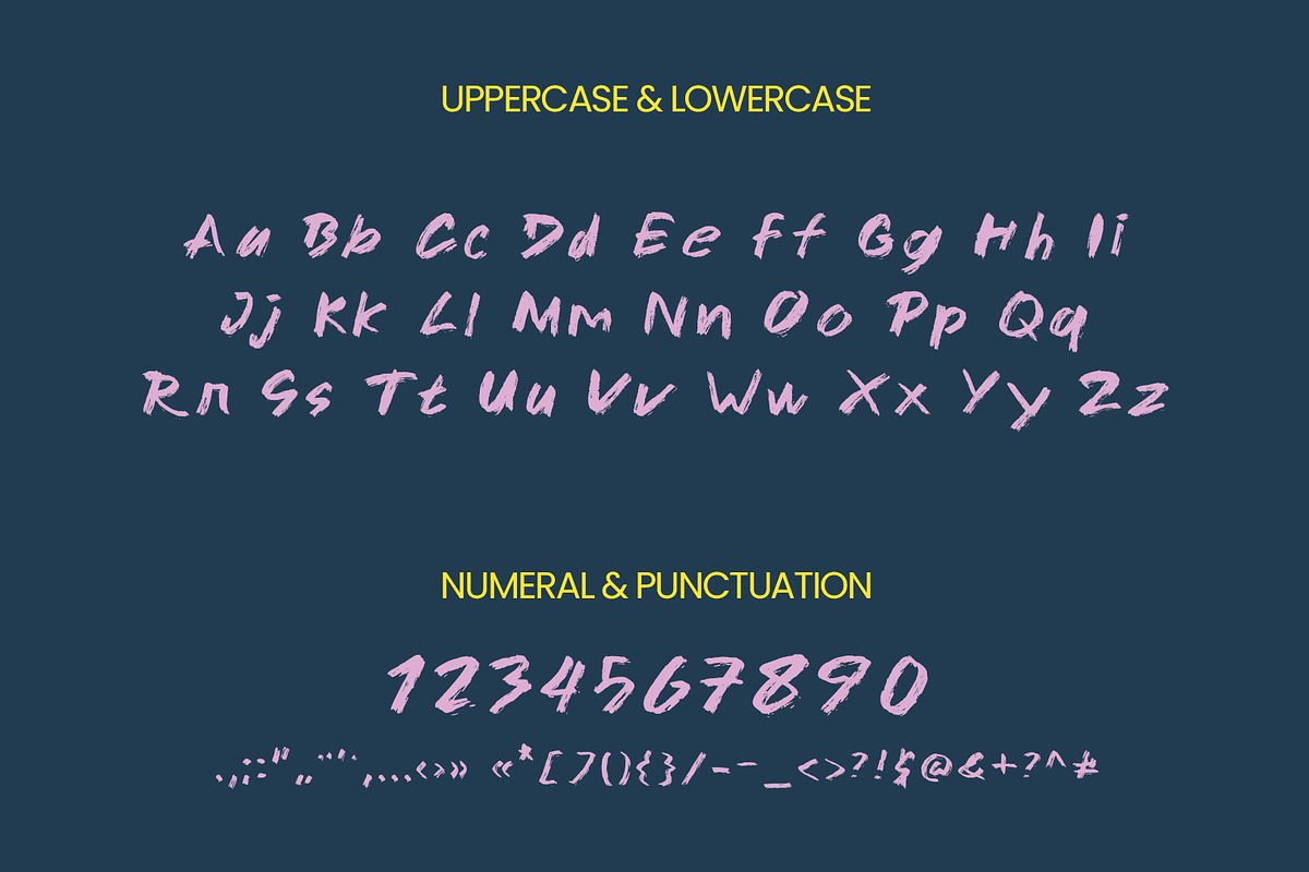 Ink Yugo - Brush Ink Raw Display, a Handwritten Font by ArtiXLabs (Photo 8 of 9)