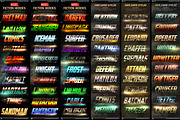 Action Sci-Fi Fantasy Text Effects, a Layer Style Add-On by pixelsao (Thumbnail 4 of 11)